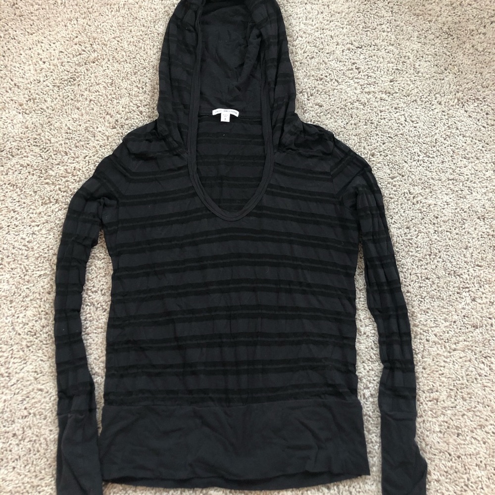 James Perse Black Hoodie